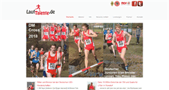 Desktop Screenshot of lauftalente.de